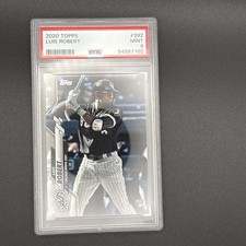 2020 Topps Luis Robert Rookie Card #392, Chicago White Sox PSA 9