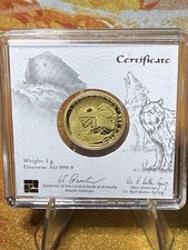 LEV 2026 Armenia Noah's Ark 1g .9999 Gold 100 Dram Bullion Coin Cert#08260