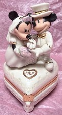 LENOX Disney Mickey and Minnie Mouse Sweethearts Wedding Treasure Box MINT