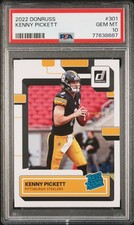 2022 Panini Donruss Kenny Pickett #301 RC Pittsburgh Steelers PSA 10