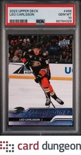 Leo Carlsson 2023 Upper Deck #468 Young Guns - 89784329 PSA 10