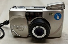 Olympus Infinity Stylus Zoom 140 35mm Point & Shoot Film Camera Tested & Working