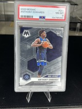 2020 Mosaic Anthony Edwards #261 PSA 8 NM-MT NBA Debut Card