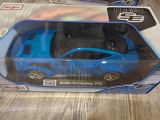 Maisto 1:18 Diecast 2025 Ford Mustang GTD Special Edition Grabber Blue Car