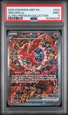 2025 POKEMON MEP EN-ME BLACK STAR #024 ORICORIO ex ULTRA-PREMIUM PSA 9 #295