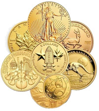 Random Year - 1/10th oz Gold Coin - Varied Condition - Any Mint