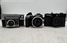 2.3LB Vintage Assorted Film Cameras; Kodak, Penmax & Olympus *Untested*
