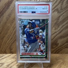 Topps 2019 Holiday Vladimir Guerrero Jr. RC #HW167 PSA 8 Blue Jays MLB⚾️
