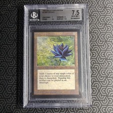 1993 Magic The Gathering MTG COLLECTOR'S ED INTL BLACK LOTUS BGS 7.5 W 2 X 9.5