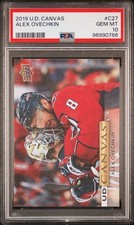 2019-20 Upper Deck UD Canvas Alex Ovechkin Alexander Ovechkin #C27 PSA 10