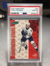 2005 Parkhurst Chris Pronger #566 - PSA 10 - POP 1 - Edmonton Oilers