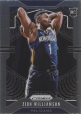 2019-20 PANINI PRIZM ZION WILLIAMSON RC ROOKIE #248 NEW ORLEANS PELICANS PSA 9