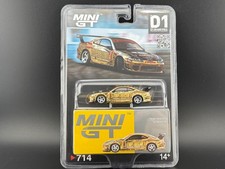 Mini GT Nissan Silvia (S15) Top Secret D1GP Gold #714 1/64