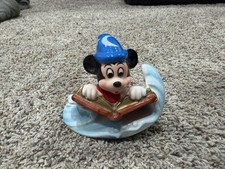 Vintage Disney Sorcerer Mickey Mouse Fantasia Figurine Japan Ceramic GUC