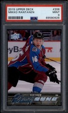 2015-16 Upper Deck 206 Mikko Rantanen Rookie RC YG Young Guns PSA 9 MINT