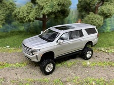 Chevy Suburban Lifted 4x4 Truck 1/64 Scale Massdi Diecast Custom Off-Road 4WD