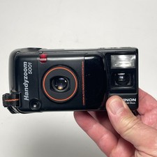 Chinon Handyzoom 5001 35mm Point & Shoot Film Camera 35-70mm Zoom w/ Strap