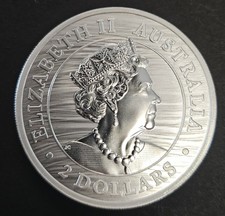 2022 P BU 2oz .9999 Silver $2 Australian Wildlife Coin Perth