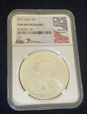 2010 1 Oz Silver American Eagle (Brilliant Uncirculated)