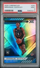 2020-21 Panini Chronicles XR IMMANUEL QUICKLEY #297 Knicks RC ROOKIE PSA MINT