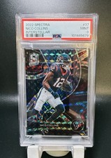 Panini 2022 Spectra Nico Collins Interstellar Prizm #37 /60 PSA 9 Texans