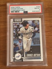 2026 Topps Series 1 Companion Card Shohei Ohtani #200 PSA 8