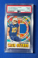 Justin Herbert 2022 PSA 9 2/3 Rookies & Stars High Octane MEMORABILIA PANINI