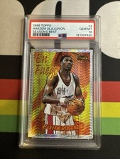 1996 Topps Seasons Best Hakeem Olajuwon #2 PSA 10 GEM MINT Houston Rockets Card