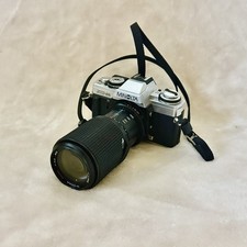 Minolta XG-M SLR With Zoom Lens 75-200mm f 4.5