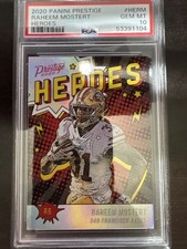 2020 Panini Prestige Raheem Mostert Heroes #HERM PSA 10 GEM MINT