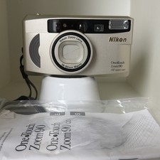 NIKON One Touch Zoom 90s AF QD Gold Point & Shoot 35mm Film Camera Tested C44
