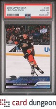 Leo Carlsson 2023 Upper Deck #468 Young Guns - 88644671 PSA 10