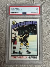 1976 TOPPS HOCKEY CARD PSA 7 TERRY O’REILLY BOSTON BRUINS