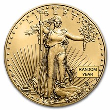 US Mint 1/10 oz American Gold Eagle Coin BU (Random Year)