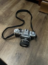 Nikon Nikkormat El 35mm SLR Film Camera Body and lens Tested Working