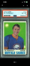 1970 Topps #131 Gilbert Perreault Buffalo Sabres Rookie Hockey Card PSA 6 EX-MT