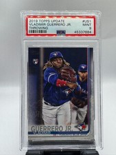 2019 Topps Update RC Rookie Vladimir Guerrero Jr. Throwing #US1 PSA 9 MINT