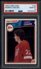 1983-84 O-Pee-Chee 120 Murray Craven Rookie RC PSA 10 GEM MT