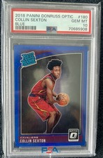 2018 Donruss Optic Rated Rookie Collin Sexton Blue /49 PSA 10