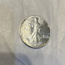 U.S. Mint 1987 American Silver Eagle $1 1 oz Silver Business Strike Uncertified