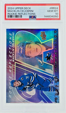 2024 UD Macklin Celebrini Rookie Reflections PSA 10 San Jose Sharks #RR-24