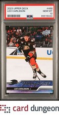 Leo Carlsson 2023 Upper Deck #468 Young Guns - 89918444 PSA 10