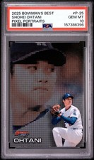 Psa 10 2025 Bowman's Best - Pixel Portraits Shohei Ohtani #P-25 Gem Mint QTY
