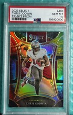 Panini 2023 Select Suite Level Chris Godwin Tie-Dye Prizm #489 /25 PSA 10