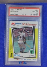1982 Topps Kmart MVP Series - Pete Rose #24 PSA 10