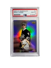 Sidney Crosby Rookie Card 2005-06 Upper Deck McDonald's #51 (RC) Penguins PSA 10