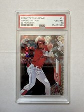 2020 Topps Chrome XFRACTOR SHOHEI OHTANI PSA 10 GEM MINT GRADED