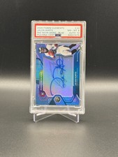 2020 Panini Elements Jalen Hurts Rookie Neon Signatures /35 PSA 8