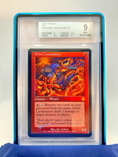 **Grim Lavamancer🔥2002 Magic the Gathering Torment FOIL💫**BGS 9 MINT** 💎!