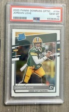 2020 PANINI DONRUSS OPTIC #154 JORDAN LOVE ROOKIE RC PSA 10